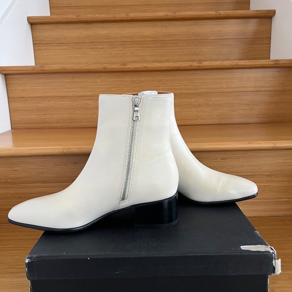 $475 Rag & Bone Aslen Mid Boot In Antique White Size:EU38.5( US:8.5) - Picture 4 of 9